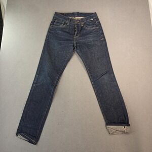 Selvedge Jeans Mens Indigo Blue Honeycomb Fits 26x30